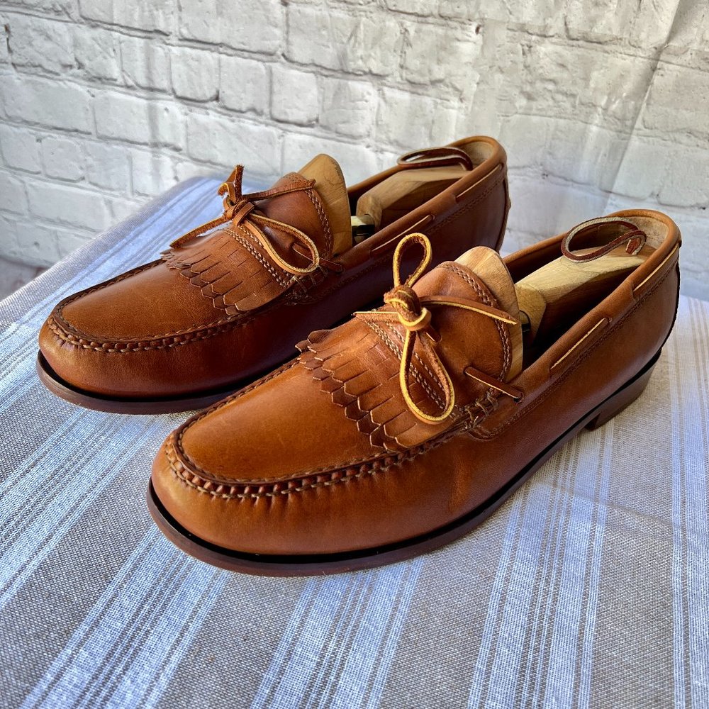 Cole Haan Grand.OS Hand Sewn Kiltie Pinch Loafer C23551 Size 13